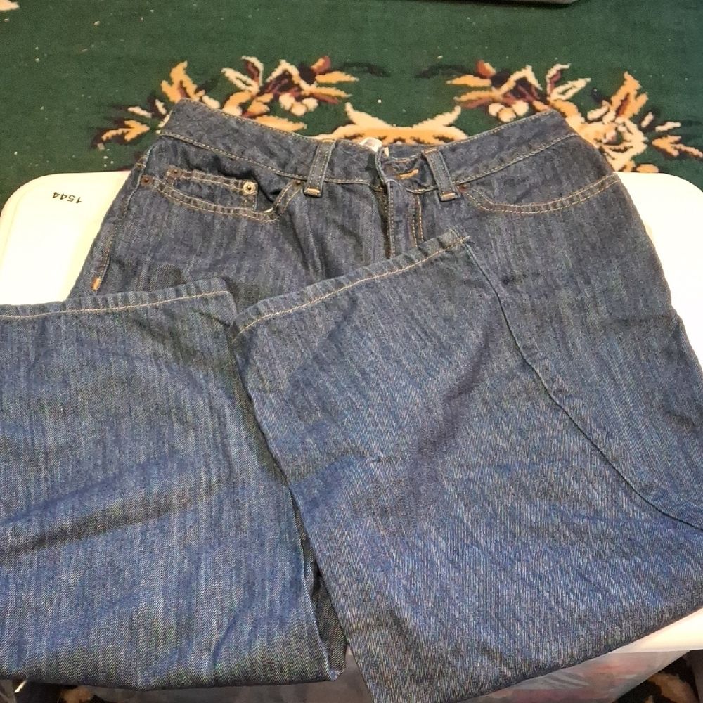 L.L. Bean Women's Blue Denim Capris (Rox334)
